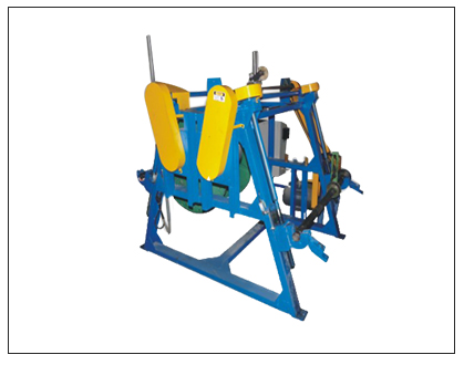 Beveled shaft retracting machine Beveled shaft retracting machine